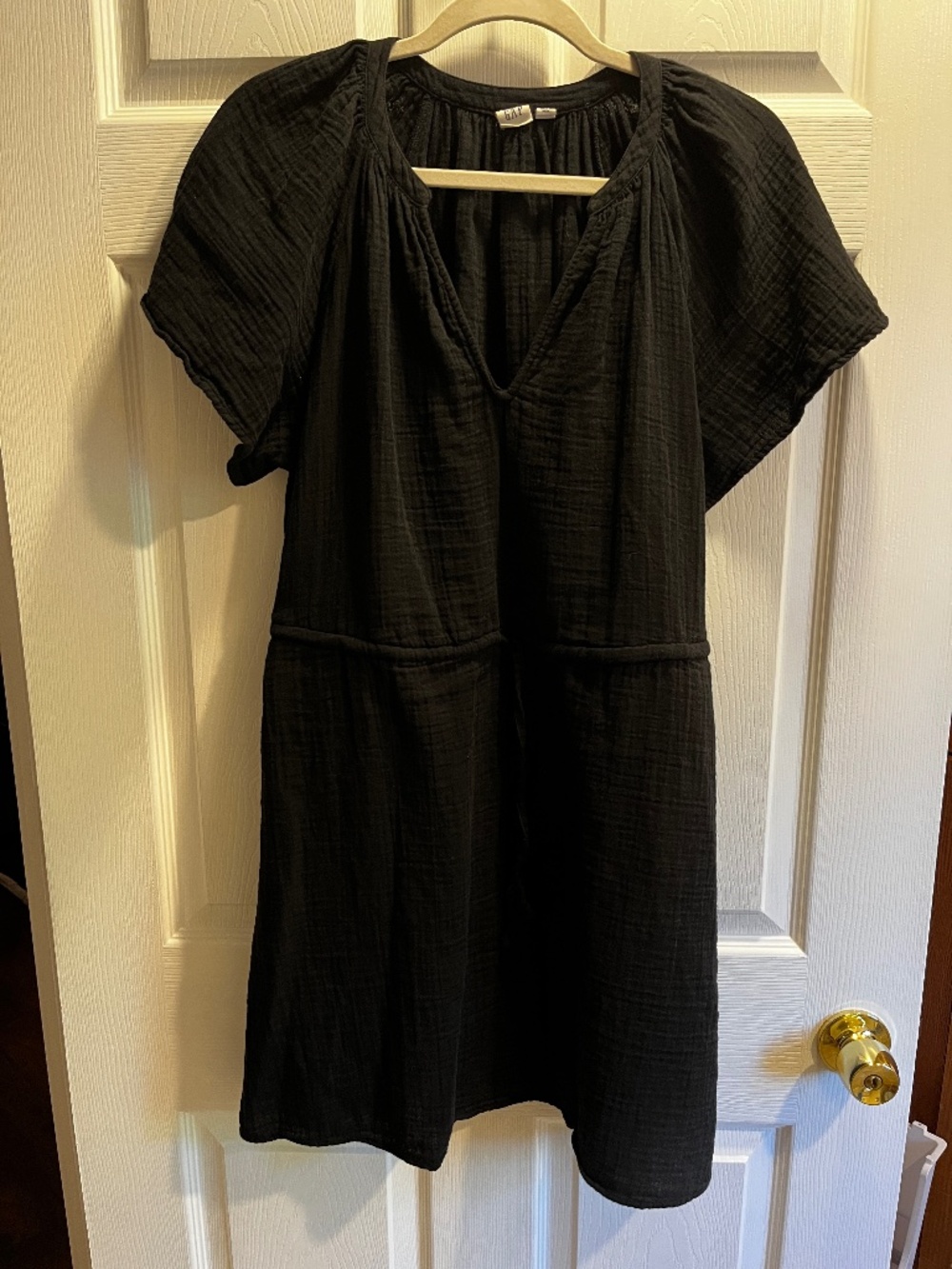 Gap Mini Short sleeve dress Black L